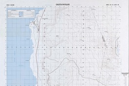 Caleta Patillos 20°30' - 70°00' [material cartográfico] : Instituto Geográfico Militar de Chile.