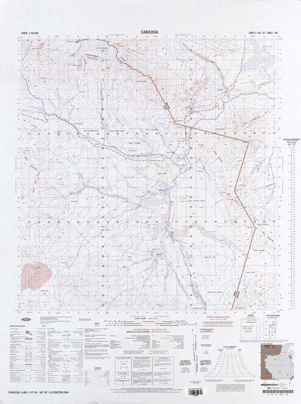 Cancosa  [material cartográfico] Instituto Geográfico Militar de Chile.