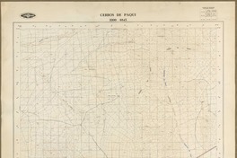 Cerros de Paqui 2200 - 6845 [material cartográfico] : Instituto Geográfico Militar de Chile.