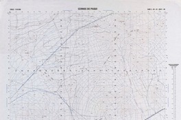 Cerros de Paqui 22° 00'-68° 45' [material cartográfico] : Instituto Geográfico Militar de Chile.