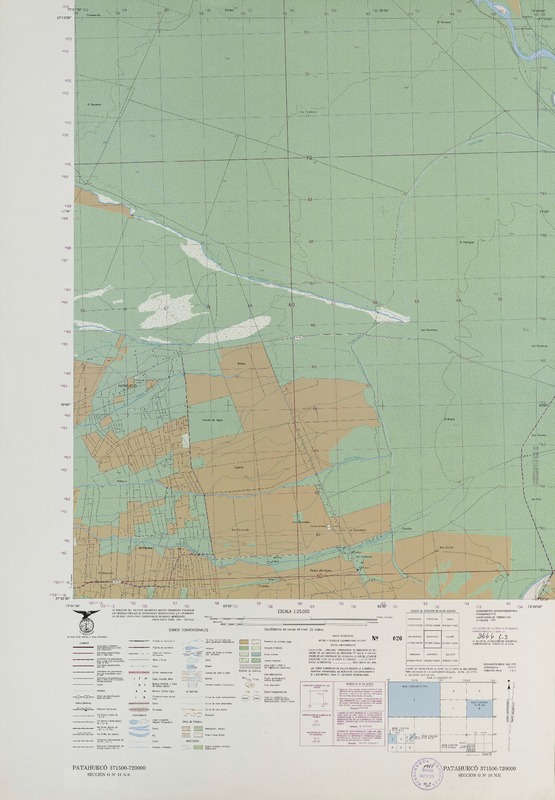Patahuecó 371500 - 720000 [material cartográfico] : Instituto Geográfico Militar de Chile.