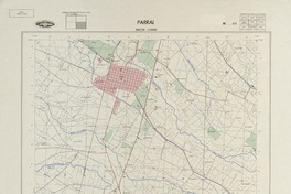 Parral 360730 - 714500 [material cartográfico] : Instituto Geográfico Militar de Chile.