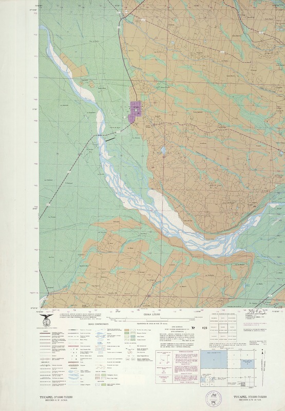Tucapel 371500 - 715230 [material cartográfico] : Instituto Geográfico Militar de Chile.