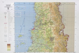 Santiago 3200 - 6930 : carta terrestre [material cartográfico] : Instituto Geográfico Militar de Chile.