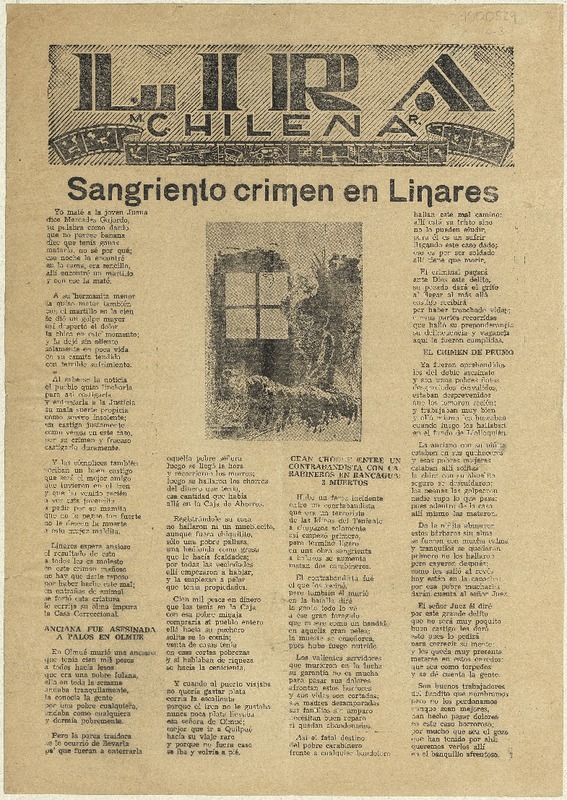 Sangriento crimen en Linares.