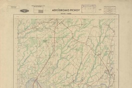 Aeródromo Pichoy 393730 - 730000 [material cartográfico] : Instituto Geográfico Militar de Chile.