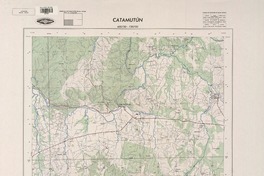 Catamutún 400730 - 730730 [material cartográfico] : Instituto Geográfico Militar de Chile.