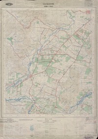 Talagante 3330 - 7045 [material cartográfico] : Instituto Geográfico Militar de Chile.