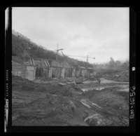 [Río Polcura; vista de las obras de construcción de la bocatoma Polcura]