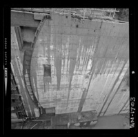 [Río Polcura; vista de las obras de construcción de la bocatoma Polcura]