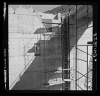 [Río Polcura; vista de las obras de construcción de la bocatoma Polcura, en su última etapa]