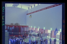 [Vista de la concurrencia a las instalaciones de la Central] : Inauguración de la Central Antuco, 22 de octubre de 1981