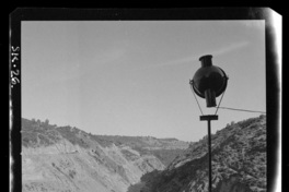 [Panorámica de las obras de construcción de la Central Hidroeléctrica Rapel]