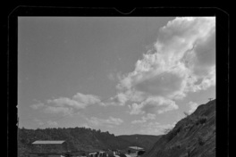 [Panorámica de las obras de construcción de la Central Hidroeléctrica Rapel]