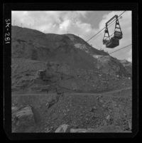 [Panorámica de las obras de construcción de la Central Hidroeléctrica Rapel]