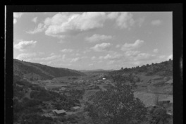[Panorámica de las obras de construcción de la Central Hidroeléctrica Rapel]