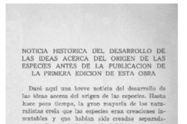 El origen de las especies por medio de la selección natural El origen de las especies por medio de la selección natural