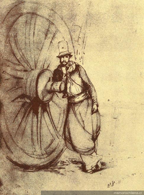 Un gaucho, 1845 Un gaucho, 1845