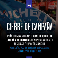 Cierre de campaña