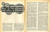 En inauguración de la UNCTAD III Allende descubre la realidad actual del continente y formula las perspectivas de desarrollo. [artículo] :