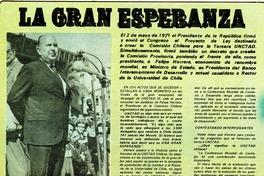 La gran esperanza  [artículo].