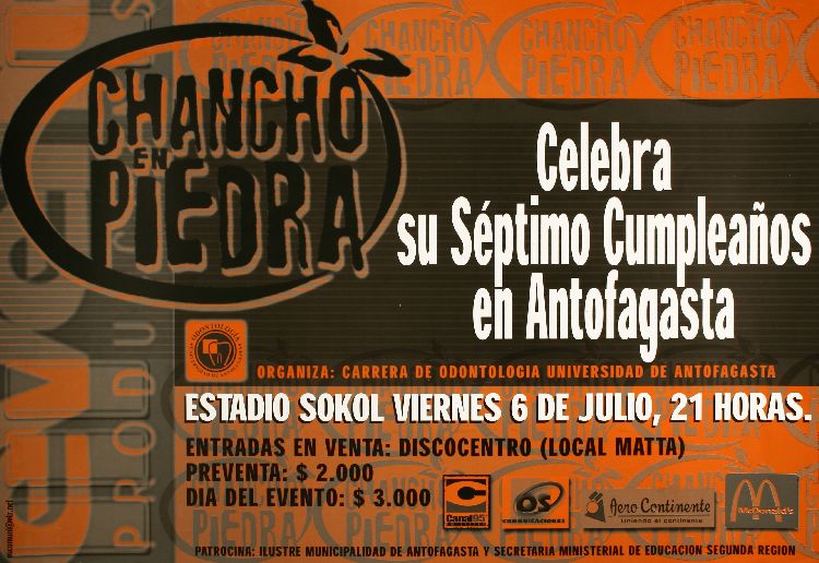 Chancho en Piedra celebre sy séptimo cumpleaños en Antofagasta. Chancho en Piedra celebre sy séptimo cumpleaños en Antofagasta.