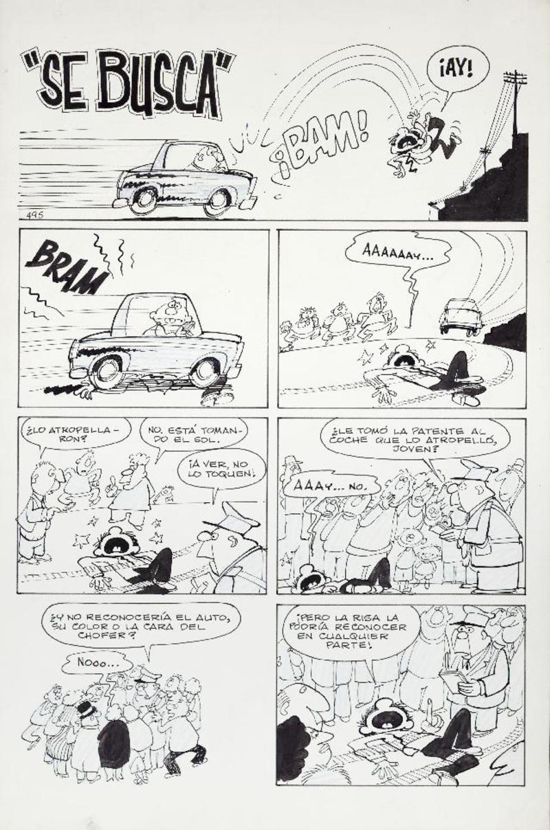 Dibujos historietas] [original de arte] Hernán Vidal ; seudónimo: Hervi. -  Biblioteca Nacional Digital de Chile