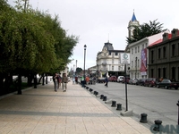 Plaza Muoz Gamero y edificios que la acotan.