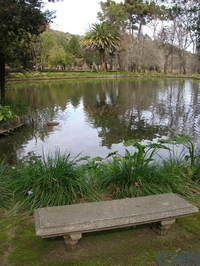 Parque de la Via Santa Rita,  casa principal (fue de Paula Jaraquemada), capilla y bodegas (Parque de la via Santa Rita)