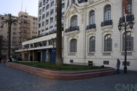 Conjunto de tres propiedades que dan a la plazoleta Patricio Mekis (casa don Francisco Subercaseaux) (Club Fuerza Area)