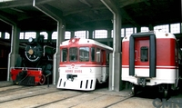 Casa de mquinas de Temuco y material rodante compuesto de catorce locomotoras (Casa de mquinas de Temuco)