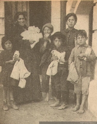 Pobres en Valparaso, 1918