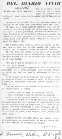 Real�zate en el jard�n