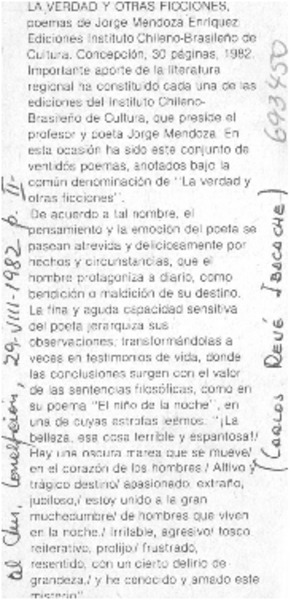 La verdad y otras ficciones