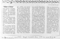 "Titilan y tiritan".