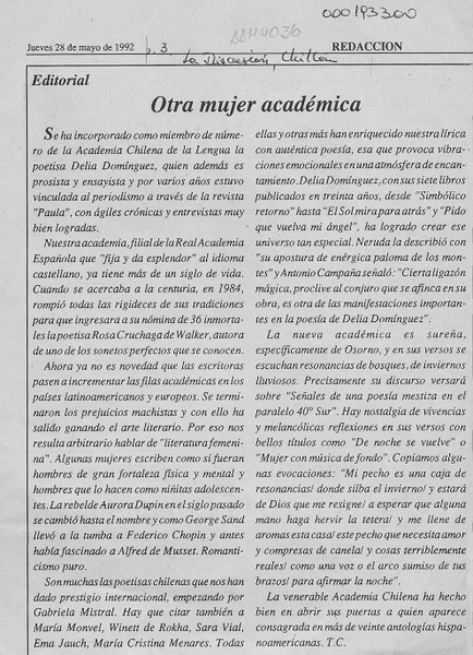Otra mujer acadmica  [artculo] T. C.