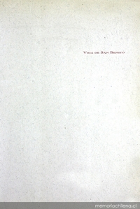 Vida de San Benito