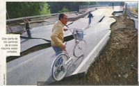 Gran parte de los caminos de la costa maulina están cortados, 2010