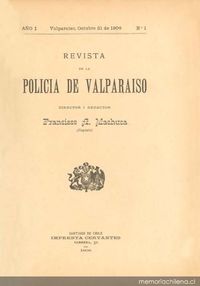 Alcoholismo, vagancia en Valparaíso