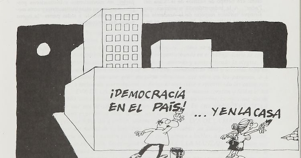 Consigna Movimiento Feminista, c. 1986.
