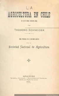 La agricultura en Chile en los últimos cincuenta años