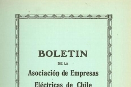 Boletín de la Asociación de Empresas Eléctricas de Chile : n° 5, 1 de agosto de 1916