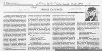 Poesía del norte