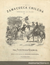 Zamacueca chilena : arreglada al piano por Federico Guzmán