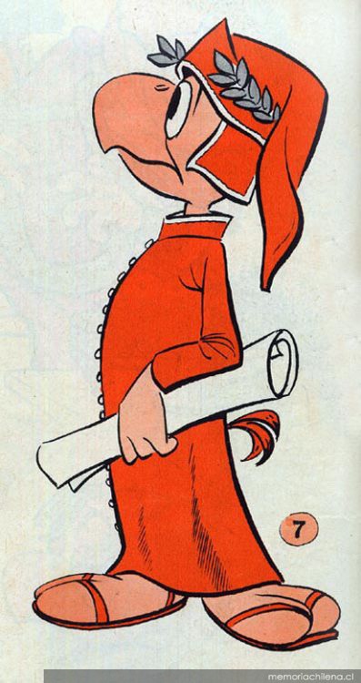 Condorito como Dante Aligheri, 1963