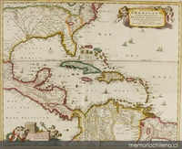 Insulae Americanae in oceano septentrionali ac regiones adiacentes a C. de May usque ad lineam Aequinoctialis