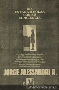 Usted estará a solas con su conciencia, 1970