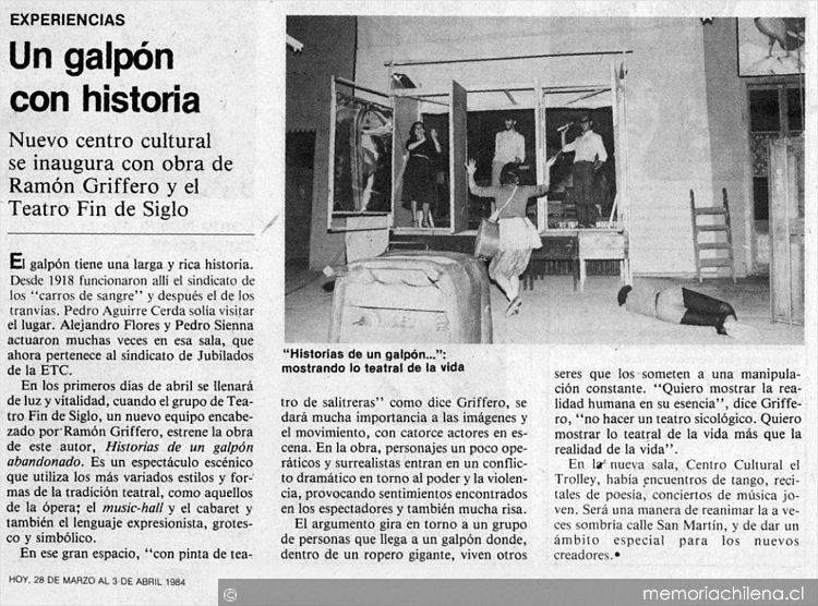 Un Galpón con historia