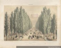 Paseo de La Cañada, siglo XIX