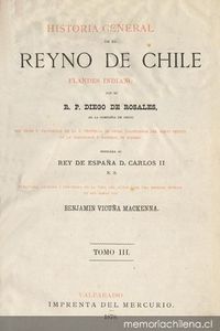 Historia general de el Reyno de Chile: Flandes Indiano